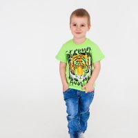 Футболка для мальчика Чудо-Kids Ф-0044 Салатовая