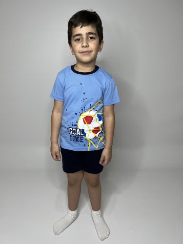 Костюм Футбол Чудо-kids КС-0063 Голубой