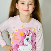Пижама для девочки интерлок  Единорог Чудо-Kids  П-0050