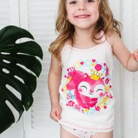 Комплект белья для девочки Чудо-Kids КБ-0014 Белый