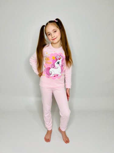 Пижама для девочки интерлок  Единорог Чудо-Kids  П-0050