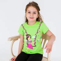 Футболка для девочки Чудо-Kids ф-0032 Салатовая
