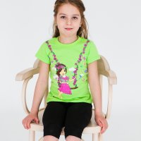 Футболка для девочки Чудо-Kids ф-0032 Салатовая