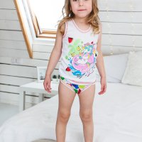 Комплект белья для девочки Чудо-Kids КБ-0017 Белый